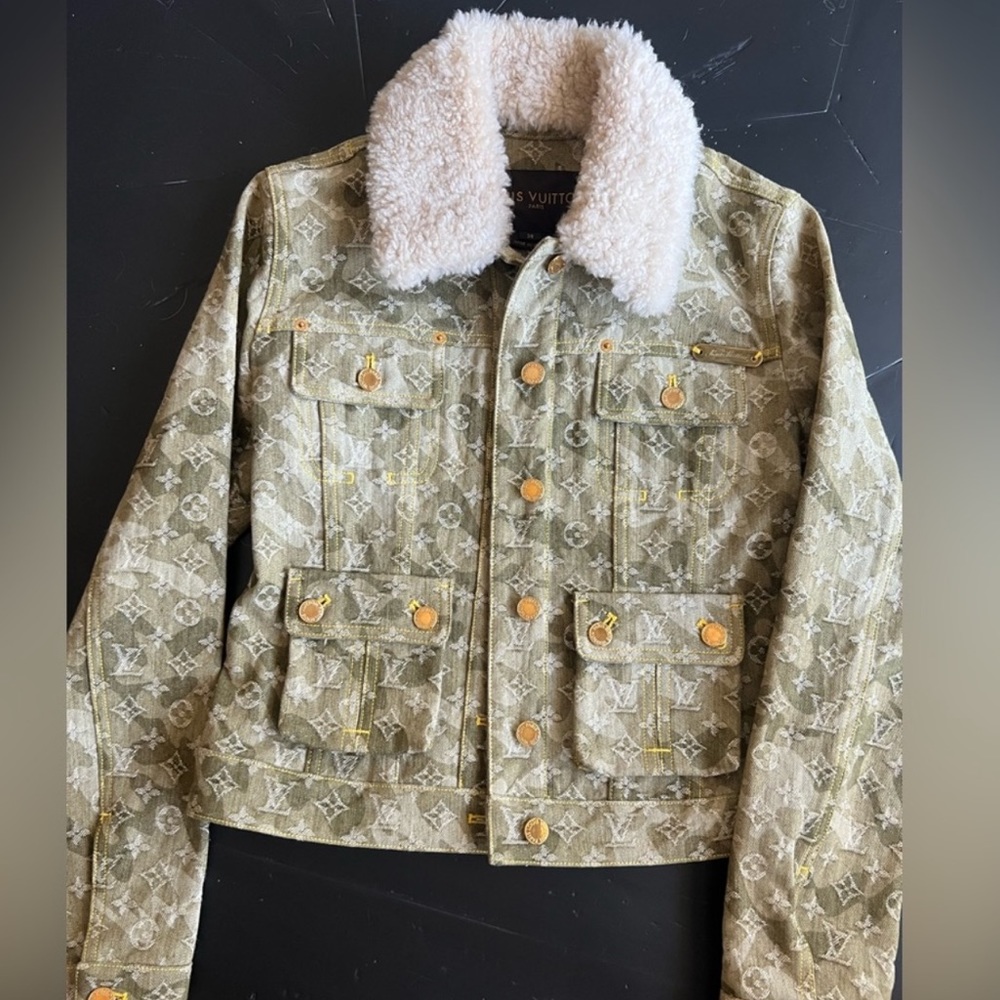 Authentic Louis Vuitton Monogram Denim Murakami Monogramoflauge Jacket🧥🔥💣